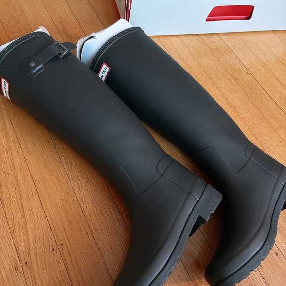 Hunter boots refined tall black 6 - Picture 2 of 6